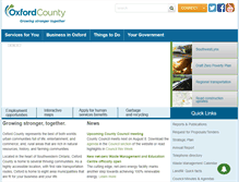 Tablet Screenshot of oxfordcounty.ca