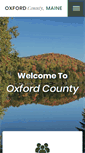 Mobile Screenshot of oxfordcounty.org