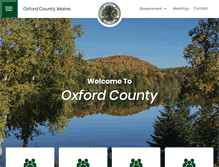 Tablet Screenshot of oxfordcounty.org